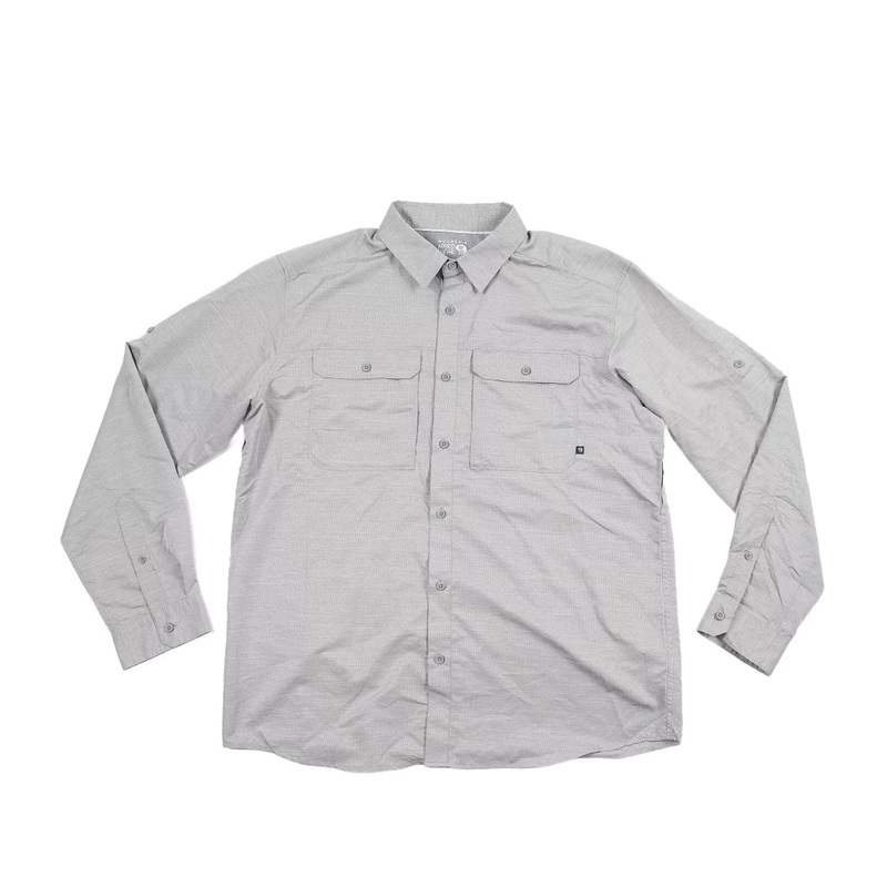 Mountain Hardwear Canyon Long Sleeve Shirt – Men’s XL Grey