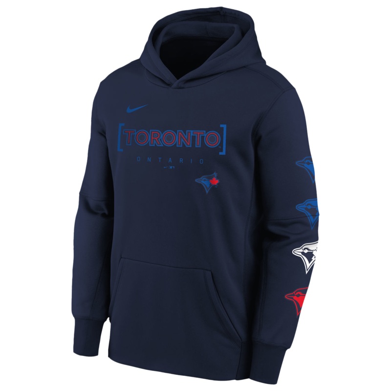 Toronto Blue Jays Youth City Connect Club Fleece Hoodie S