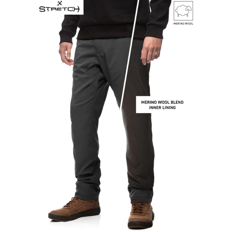 686 M Everywhere Merino Pant – Slim Charcoal 30