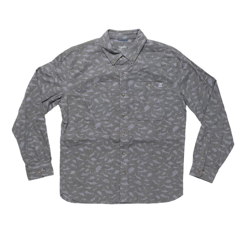 Huk Chesapeake KC Printed Flannel – Men’s M Moss