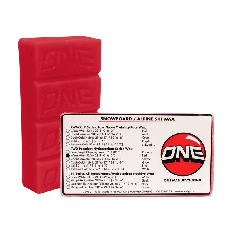 One MFG 4WD Wax – Warm Snowboard Wax – 750g