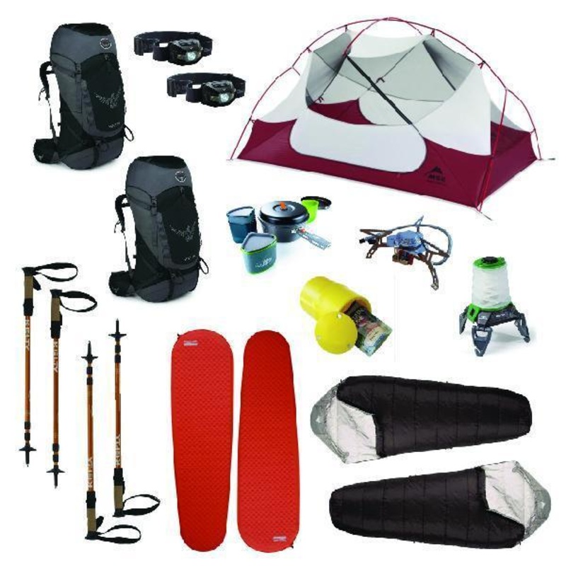 2-Person Backpacking Package Day  1 Day