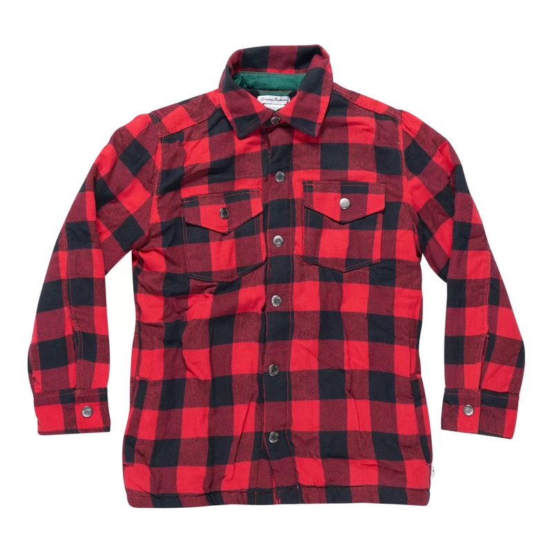 Tommy bahama Fleece-Lined Button Down – Boys’ 7/8 Plaid
