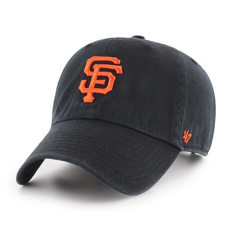 ’47 Brand Clean Up Cap- San Francisco Giants BLACK