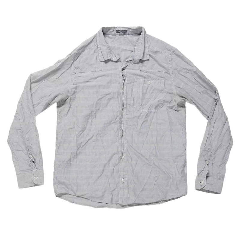 Toad&Co Wonderer Long Sleeve Shirt – Men’s M Grey