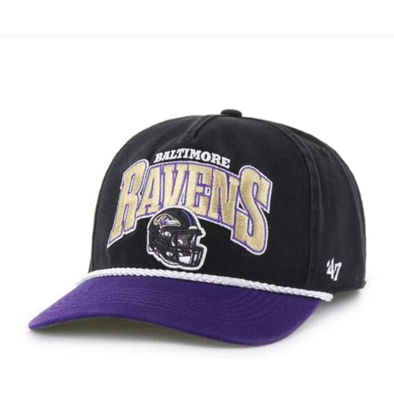 ’47 Brand Baltimore Ravens Palermo Hitch Adjustable Hat OS