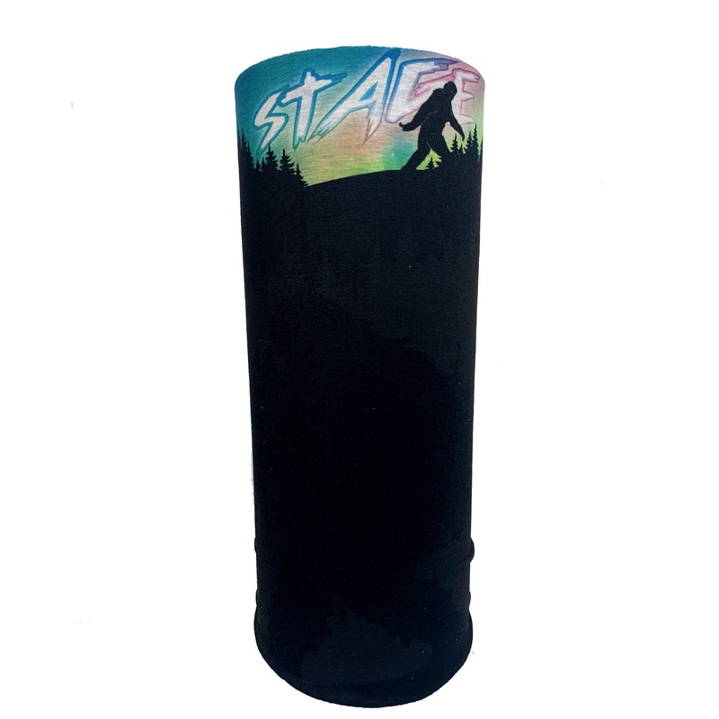 STAGE Jr Face Tube – Disco Yeti – Fleece – Jr Large (7-14) Adult Small