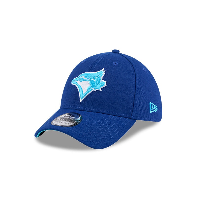 Toronto Blue Jays Fathers Day 2024 39THIRTY Stretch Fit Hat S-M