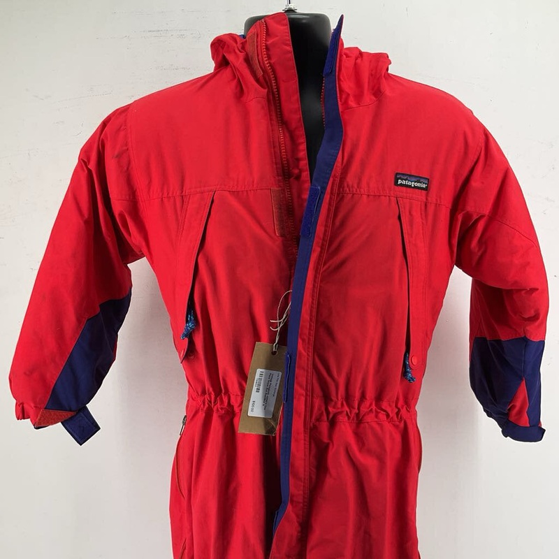 Vintage Patagonia Junior’s One Piece Snow Suit M Red/Blue Used
