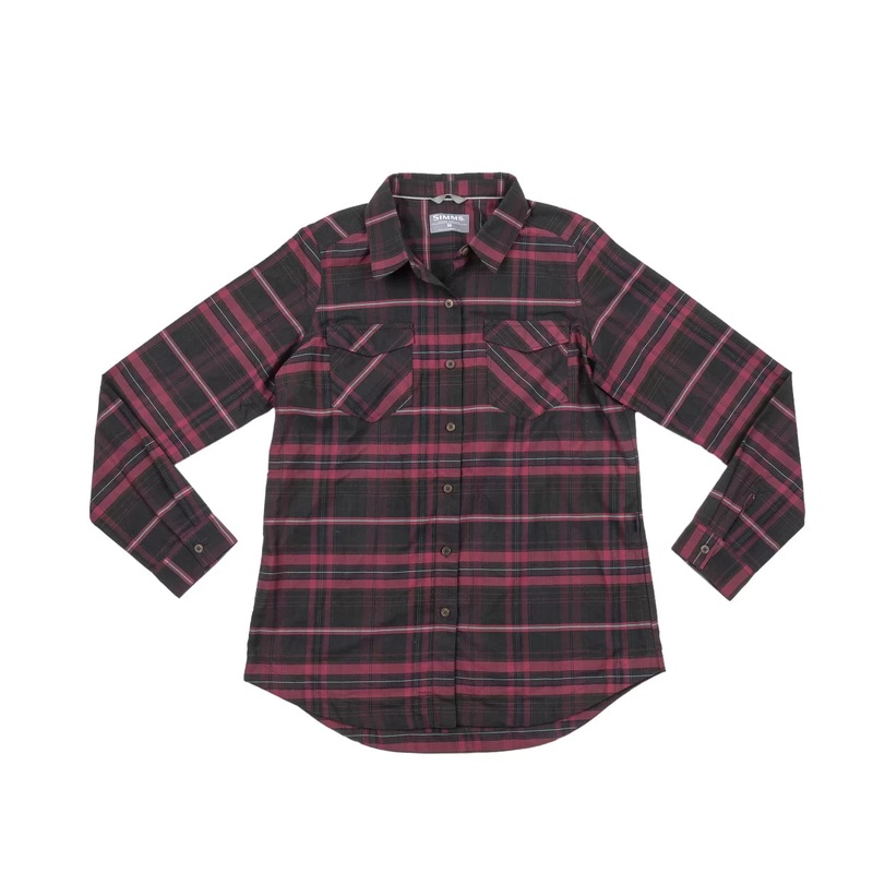 Simms Sunrise Tunic Shirt – Women’s M Black/Maroon