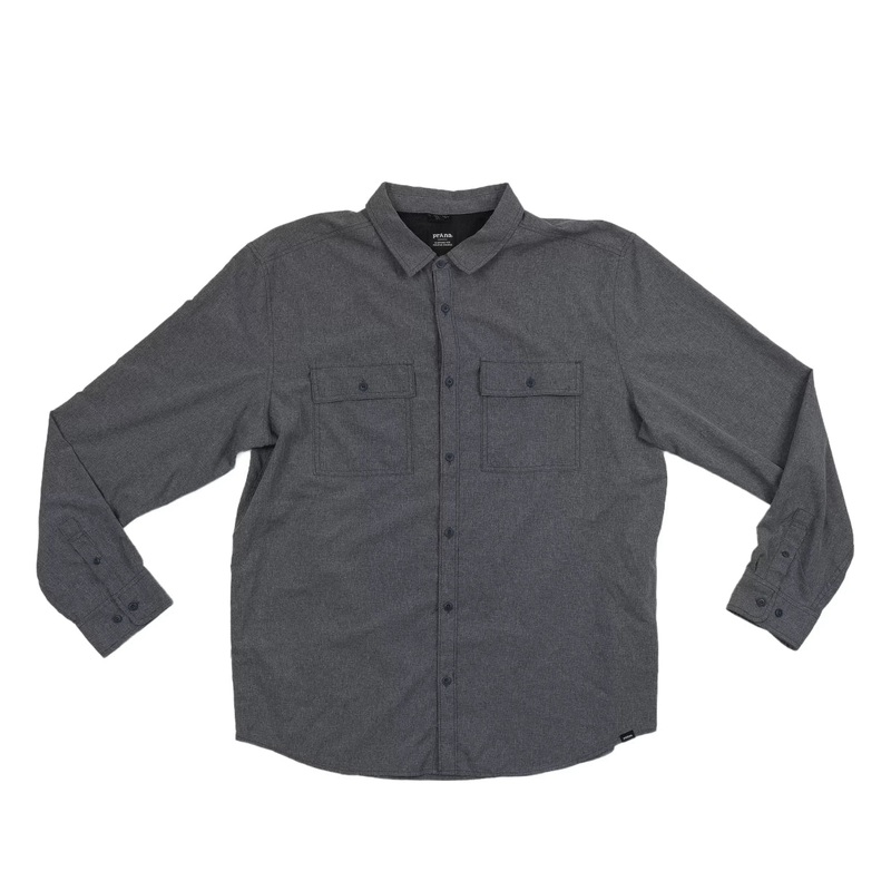 PrAna Lost Sol Shirt XL Grey