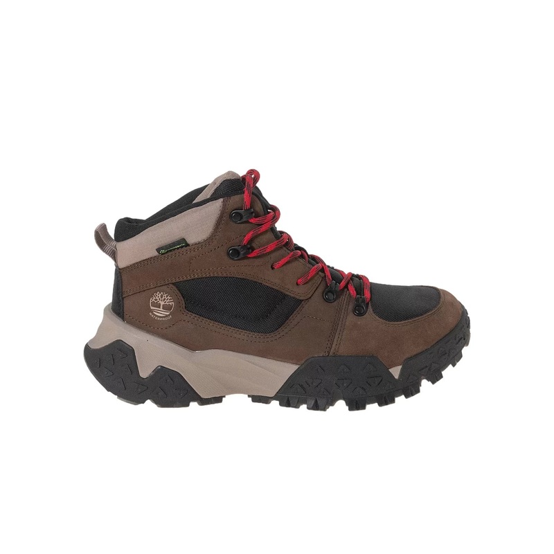 Timberland Motion Scramble Mid Lace-Up Waterproof Hiker 9 Brown