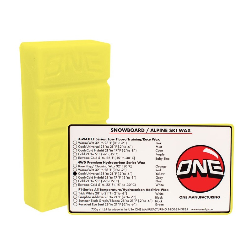 One MFG 4WD Wax – Cool Snowboard Wax – 750g