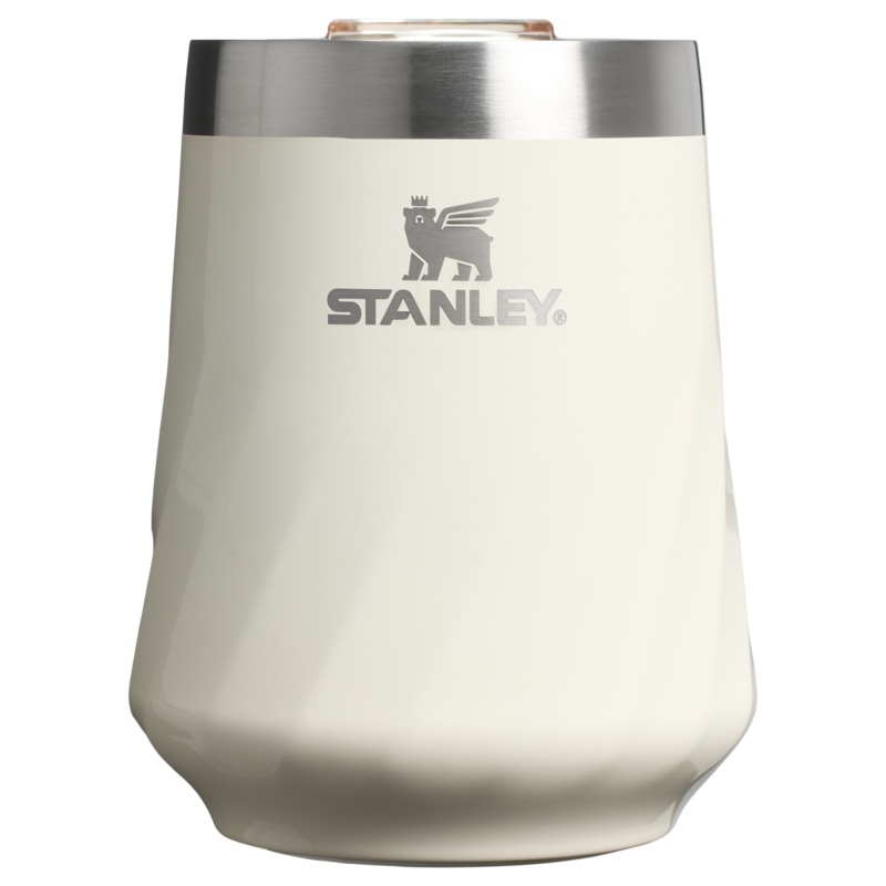 Stanley The Textured Reserve Wine Tumbler 11oz CREAM GLOSS