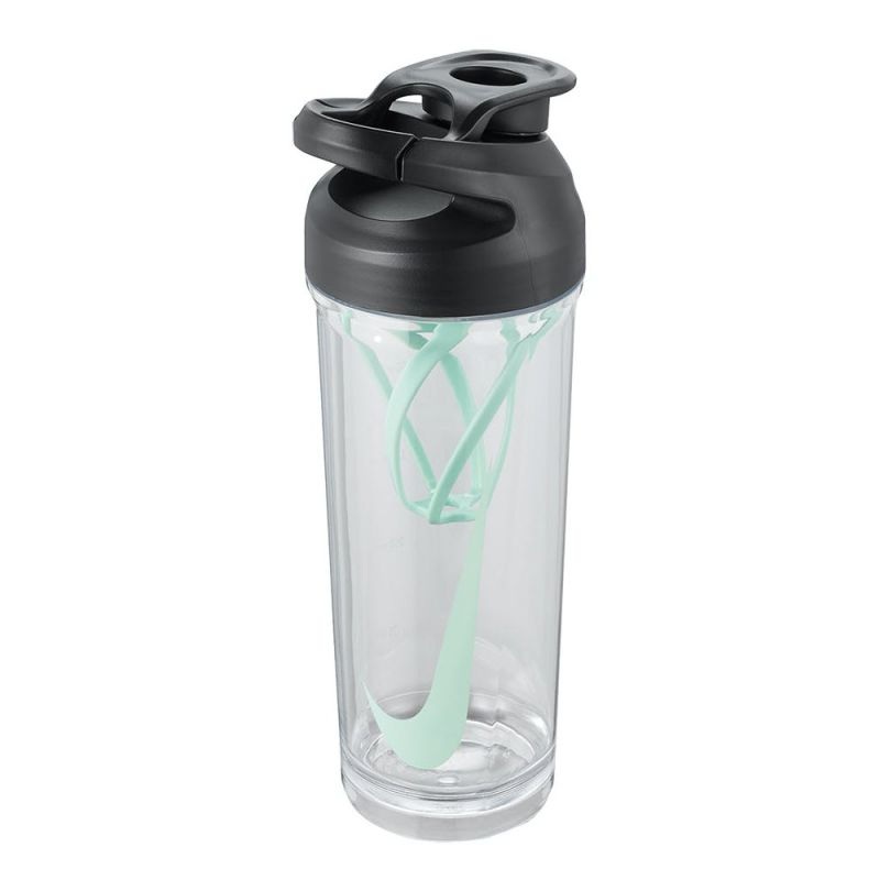 24oz TR HyperCharge Shaker Bottle CLEAR/BLACK/MINT FOAM