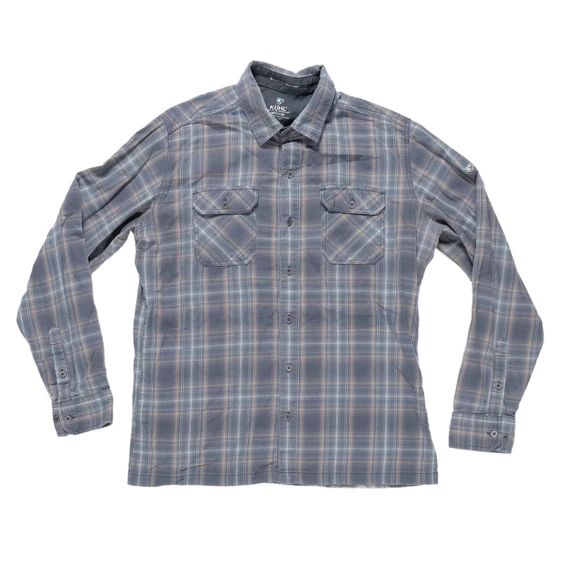 KUHL Flannel Shirt – Men’s M Gray