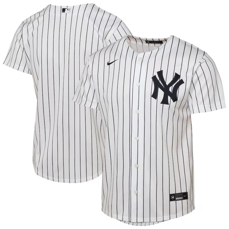 Outerstuff Youth New York Yankees Home Replica Jersey WHITE M
