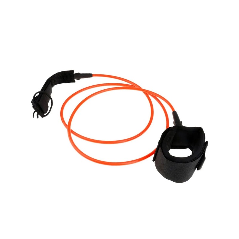 10′ Straight Stand Up Paddle Board and Surf Leash – ORANGE Orange/Black