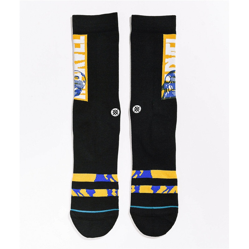 “MARVEL” MARK 3 CREW SOCKS BLACK M