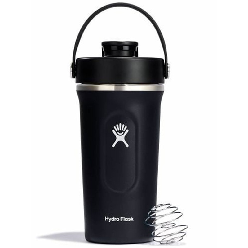 24 oz Insulated Shaker Black Bottle 24OZ BLACK