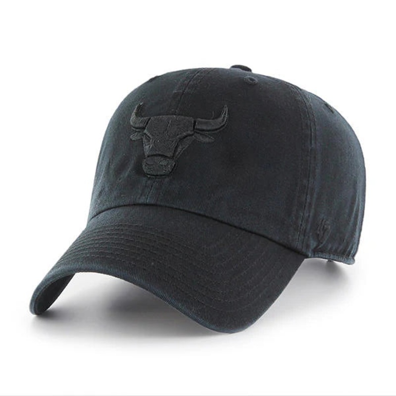 ’47 Brand Clean Up Cap-Chicago Bulls BLACK