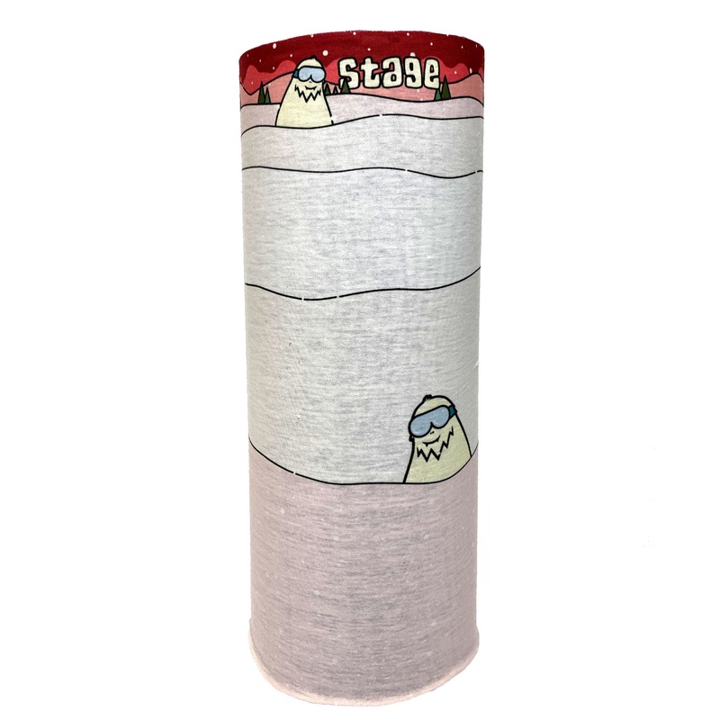 STAGE Jr. Face Tube – Powder Yeti Pink